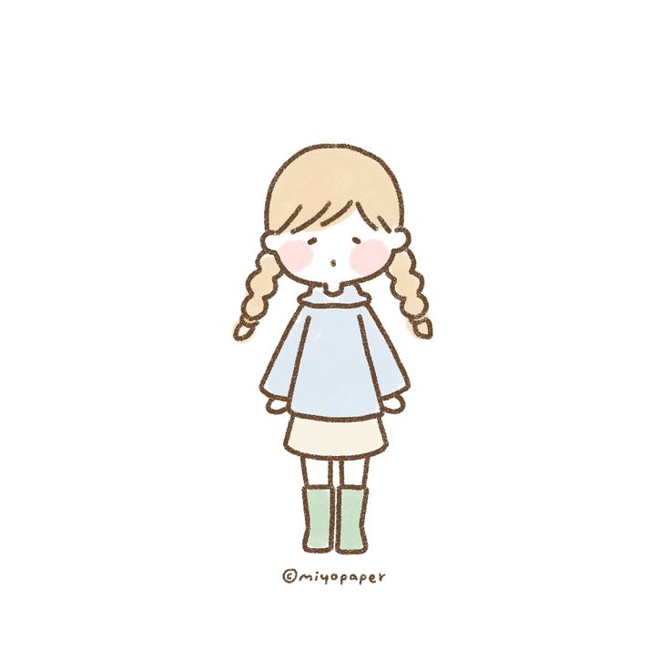 Vẽ anime đơn giản cute 6