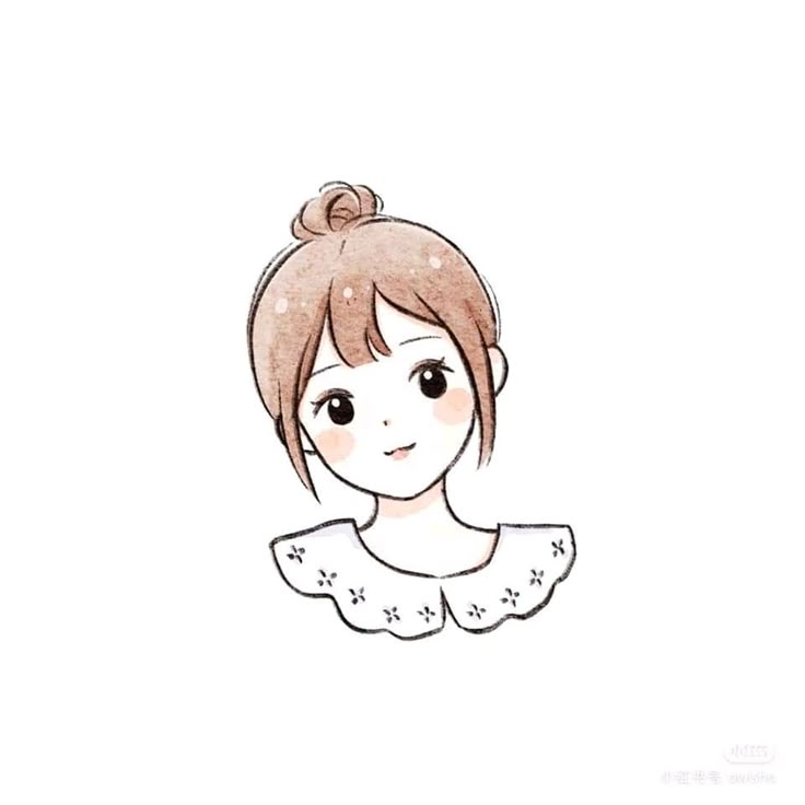 Vẽ anime đơn giản cute 18