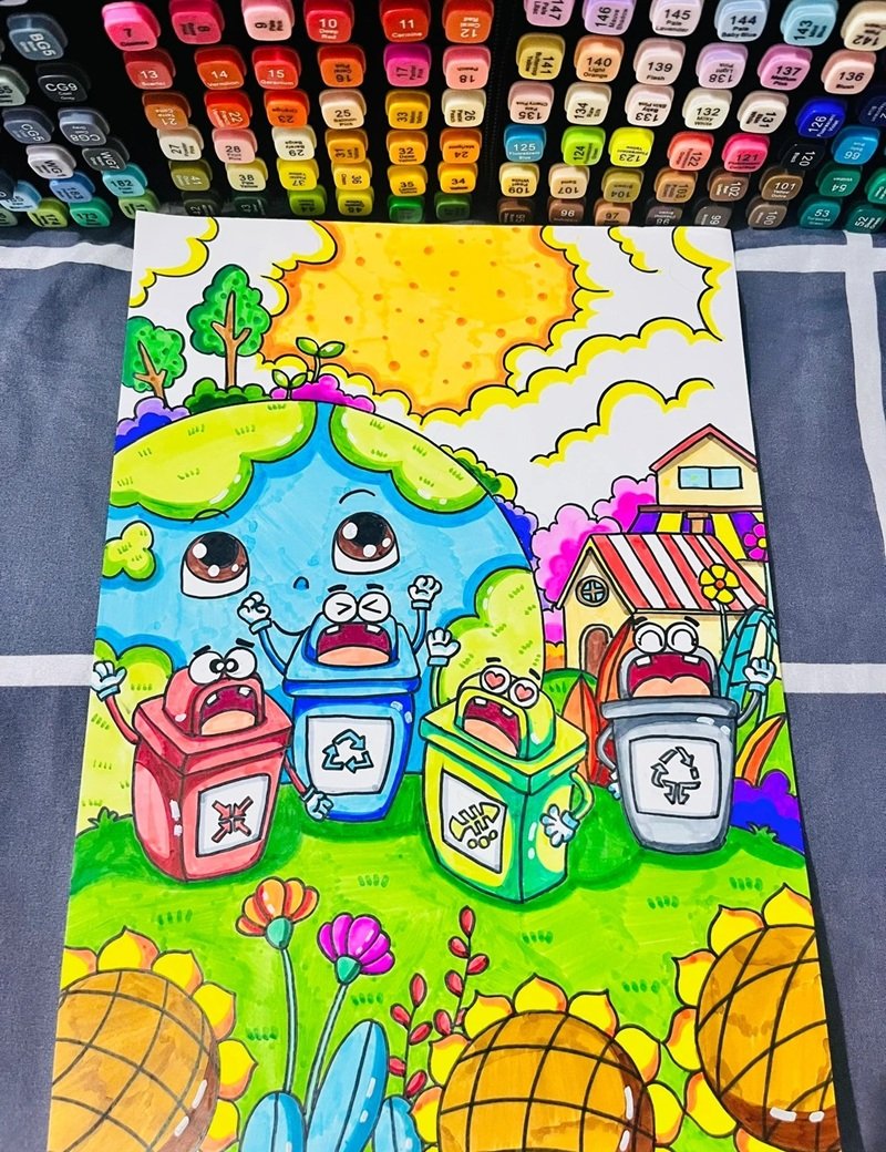 vẽ tranh bảo vệ môi trường 31