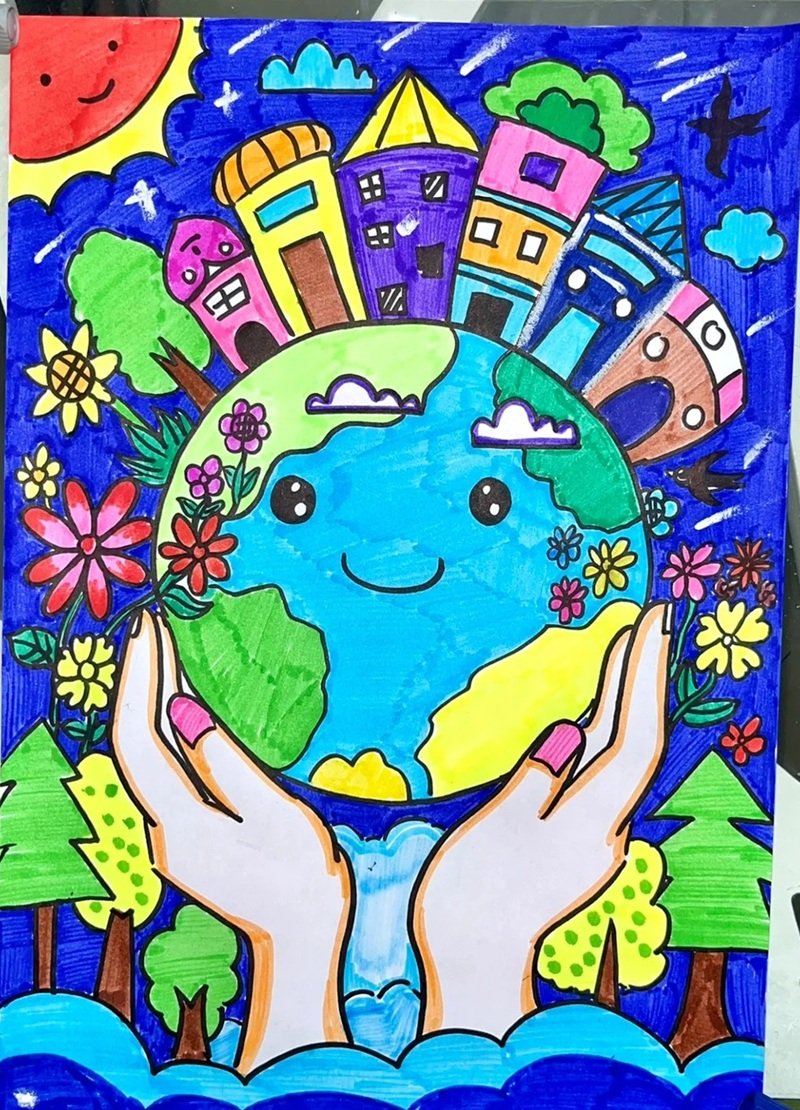 vẽ tranh bảo vệ môi trường 33