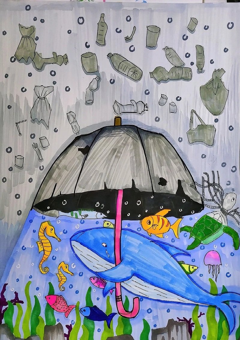 vẽ tranh bảo vệ môi trường 35