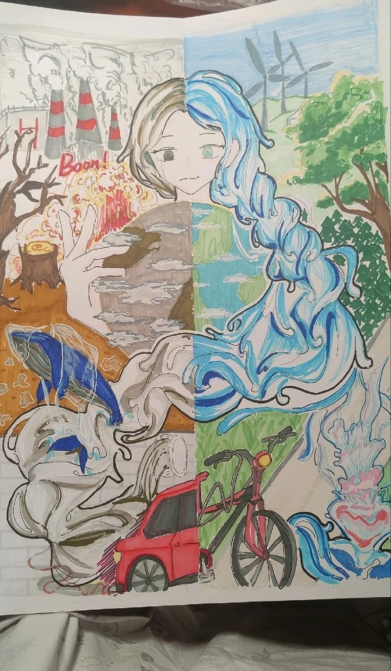 vẽ tranh bảo vệ môi trường 37